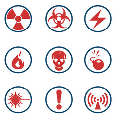 Hazard Sign Icons