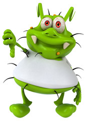 Germ with a white tshirt