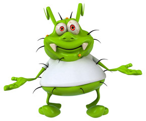 Germ with a white tshirt