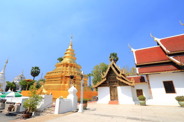 Obraz premium Wat Phra That Sri Chom Thong Temple, Chiang Mai at Thailand.