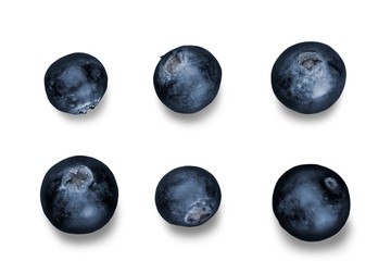 Blueberry, Isolated, Fruit.