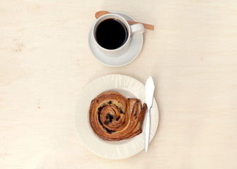 Chocolate-Pistachio Danish center background