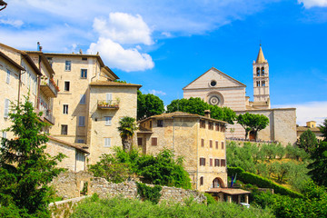 Fototapeta premium Assisi in Umbria - Italia