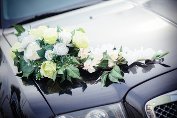 wedding car decoration