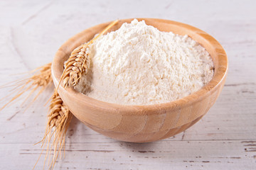 bowl of flour