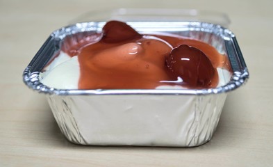 Mini-cherry cheesecake