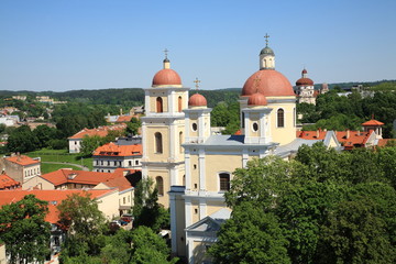 Fototapeta na wymiar Orthodox Church of the Holy Spirit,Vilnius