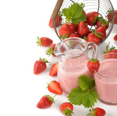 Strawberry smoothies