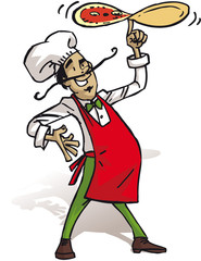 Pizzaïolo jongleur
