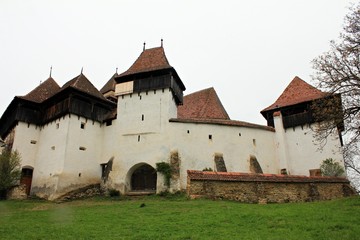 Fototapeta na wymiar Viscri Fortified Church - Transylvania Romania - UNESCO site
