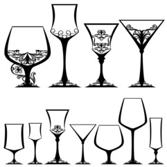 glasses design set