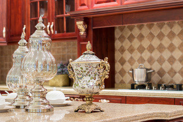 Modern kitchen interior and furniture