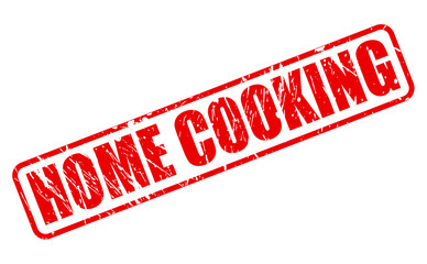 Home cooking red stamp text