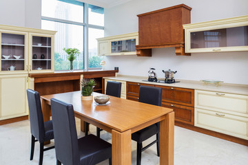 Modern kitchen interior and furniture