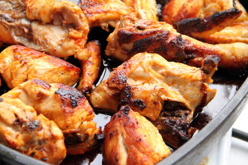gebratene Huhn
