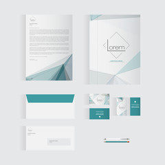 Blue Stationery Template Design for Your Business | Modern Vector Design