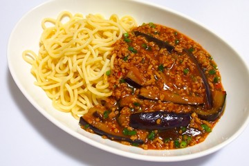 麻婆茄子麺