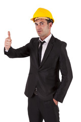 Engineer doing ok symbol