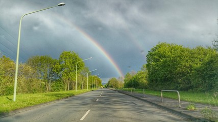 Straße zum Regenbogen