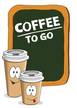 Coffee to go Tafel, Comic
