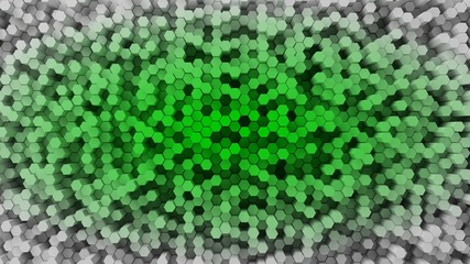 random elevated hewxagons background.