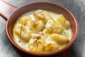 ニョッキ　イタリア家庭料理　Cream gnocchi