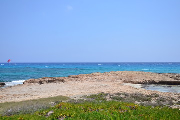 Fototapeta na wymiar Nissi Beach Resort, Ayia Napa, Cyprus