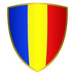 Fototapeta premium Ecusson Roumanie