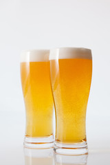 グラスビール2杯