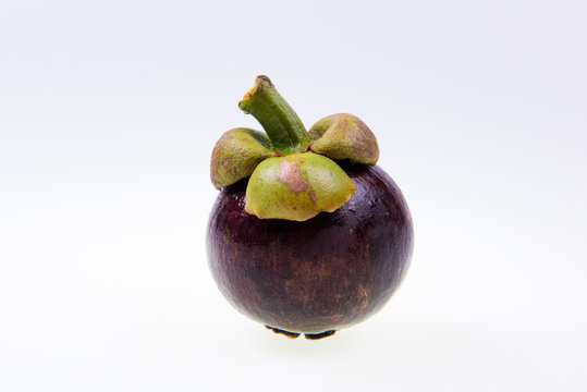 Fresh Thai mangoesteen in summer