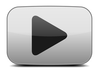 Grauer Play Button