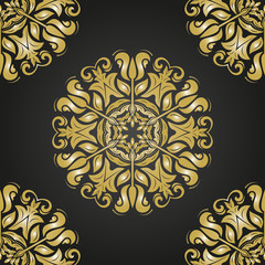 Seamless Orient Vector Background