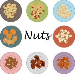 Fototapeta premium Nuts mix