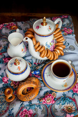 Shrovetide. Russian pancake festival.