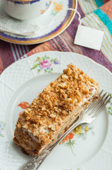 Russian Honey Cake. Medovik
