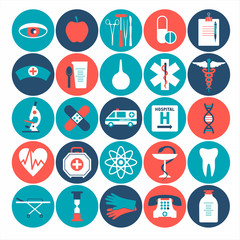 Medical icon set.
