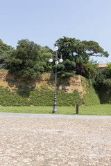 Giardini pensili della Rocca Estense Lugo di Romagna .