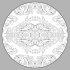 coloring book page for adults - zendala, joy to older children a