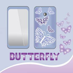 Smartphone butterfly