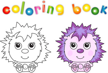 Funny and cute hedgehog