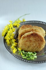 vegan potato cutlets