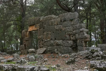 Acrylic prints Rudnes Phaselis ruins in Turkey