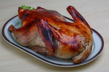 Roasted duck