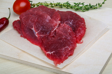 Raw beef