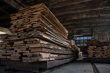 wood storage, wood factory