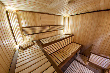 sauna room