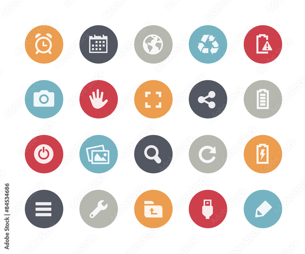 Canvas Prints web and mobile icons 3 -- classics series