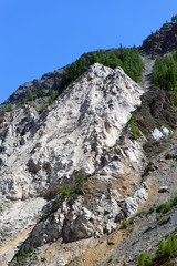 Rocce calcaree in Val Veny - Valkle d'Aosta