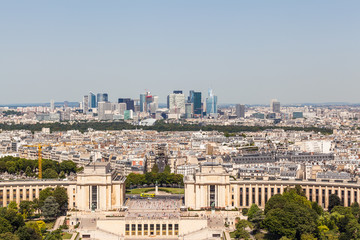 Naklejka premium Skyline of Paris La Defense