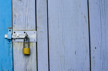 Blue wooden background